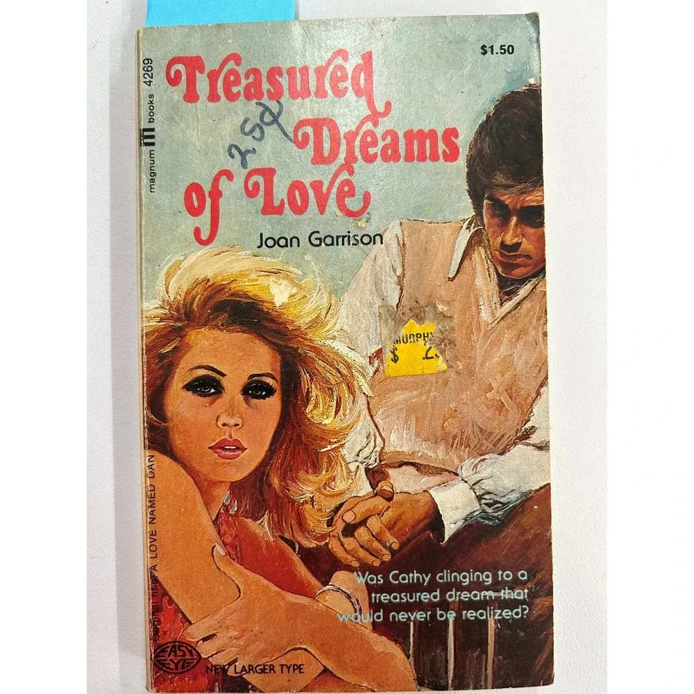Treasured Dreams of Love Joan Garrison‎ 1966 Vintage Romance Prestige